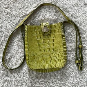 Women’s Brahmin lime-green fashion crossbody purse